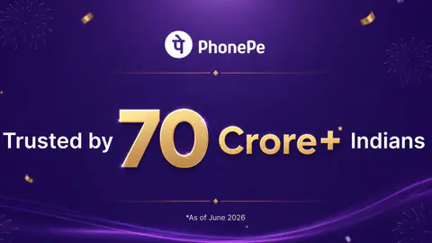 PhonePe UPI, Payment, Recharge header