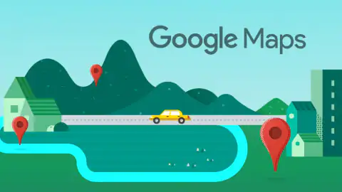 Google Maps header