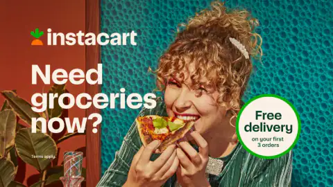 Instacart: Get Food Delivery header
