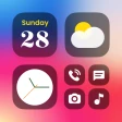 रंगीन विजेट्स, थीम – iWidgets icon