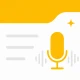 مسجل الصوت: تحويل الصوت إلى نص icon