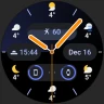 Weather Analog: Watch face