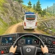 US Highway Bus drive 3D Game icon