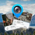 Camera Location: Geotag Photos icon