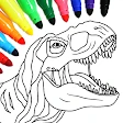 ديناصور لعبة التلوين icon