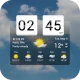 Sense Flip Clock & Weather icon