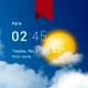 ساعة شفافة والطقس Pro icon