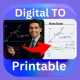 Digital To Printable icon