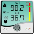 Temperatura corporal febre icon