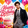 عيد ميلاد صانع إطار الصورة