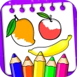 Livro de colorir frutas icon