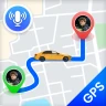 GPS वॉइस नेविगेशन अर्थ मैप