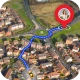 GPS vivo Satélite Vista Mapa icon