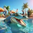 Hungry Crocodile 2 Shark Games icon