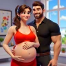 mãe grávida: jogo de gravidez
