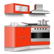Progetto di cucina e arredo 3D icon