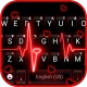 Teclado Neon Red Heartbeat icon