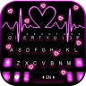 Pink RGB Heart Teclado