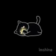 귀여운 심플 블랙 고양이 카톡테마 icon