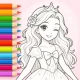 Princess Coloring Fairy Land icon