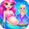 Mermaid Mommy Baby Care Game