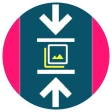 छवि को kb/mb में संपीड़ित करें icon