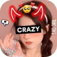 Neon Horns Devil Face icon