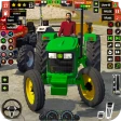 US Tractor Farming: Tractor 3D icon
