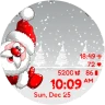 Santa Christmas Snowing