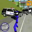 US Police Stickman Hero icon