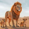 Lion King: เกมส์ล่าสัตว์ป่า 3D