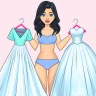 لعبة تلبيس الدمى ملصق DIY