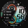 MD254 Digital watch face
