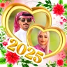 الحب إطار الصورة صانع الكولاج