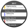 Calendar for wear