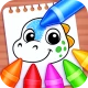 Dino Coloring Game icon