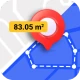 GPS Fields Area Measure icon