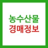 농수산물 실시간 경매 가격 정보 - 도매시장