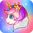 ピクセルカラーリング-ナンバーごとに色を塗る icon