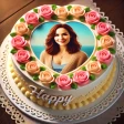 Name Photo On Birthday Cake icon
