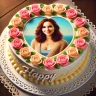 Name Photo On Birthday Cake