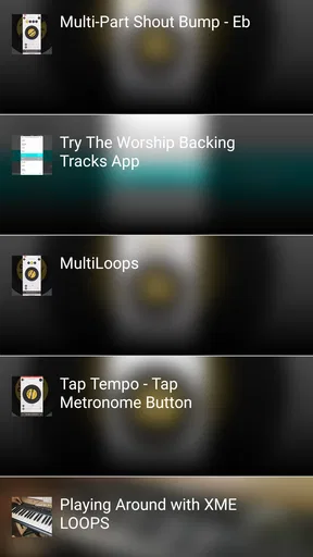 XME LOOPS screenshot
