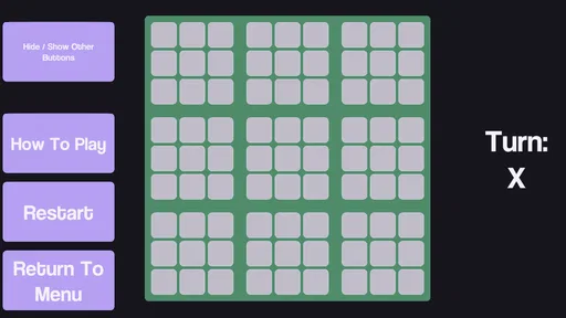 Ultimate Tic Tac Toe screenshot