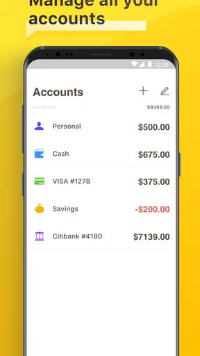 Checkbook - Account Tracker screenshot