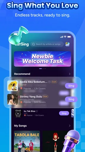 CatSing: Record Karaoke Songs screenshot