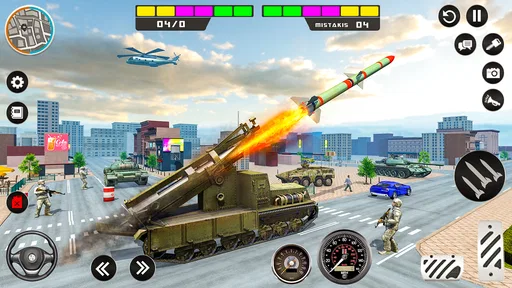 Rocket Attack Missile Truck 3d screenshot