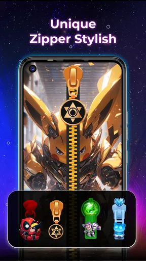 Zip Screen: Zipper Lock Screen screenshot