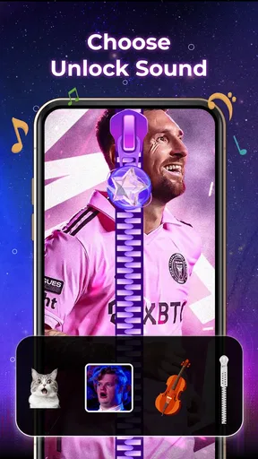Zip Screen: Zipper Lock Screen screenshot