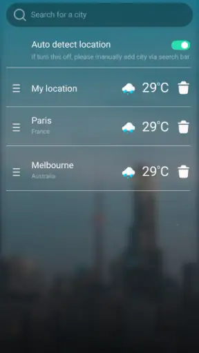 9Weather: النشرة الجوية screenshot