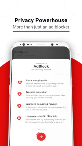 AdBlock لـ Samsung Internet screenshot